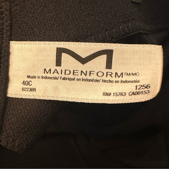 Maidenform Shapewear Ultra-Firm Convertible Body Shaper Black 40C Underwire NWT - Picture 2 of 8